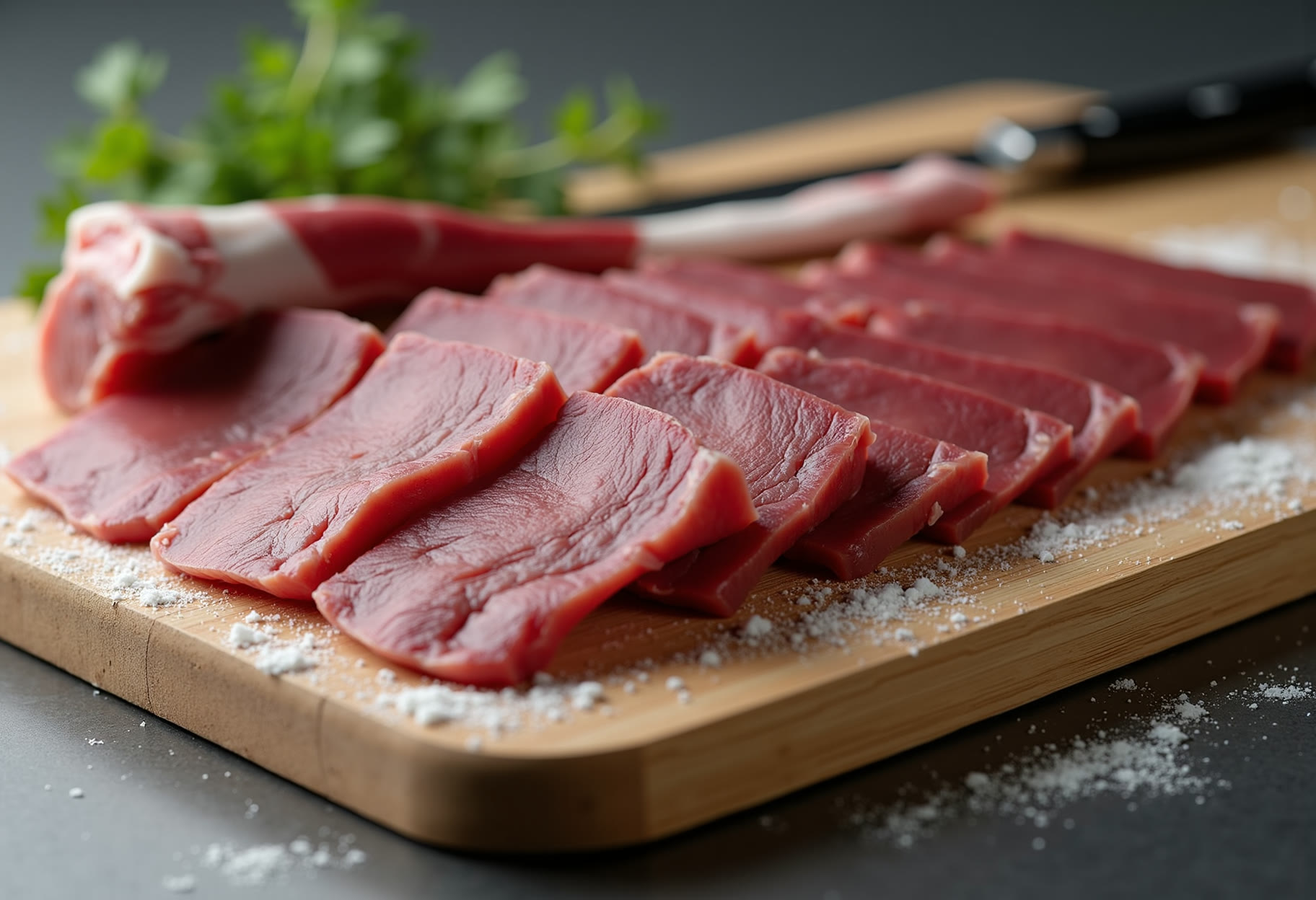Steaks portioned to spec